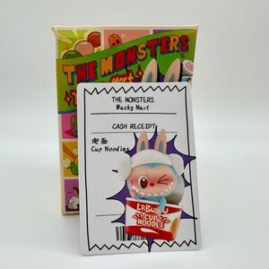 Pop Mart Labubu The Whacky Mart Series Blind Box – Cup Noodles